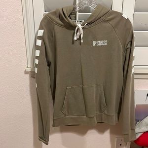 PINK olive hoodie